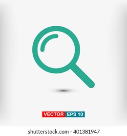 Search icon. One of set web icons