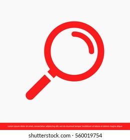 Search icon. One of set web icons