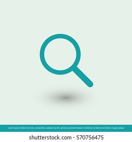 Search icon. One of set web icons