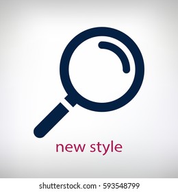 Search icon. One of set web icons