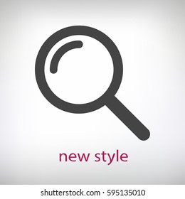 Search icon. One of set web icons