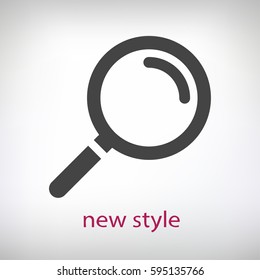 Search icon. One of set web icons