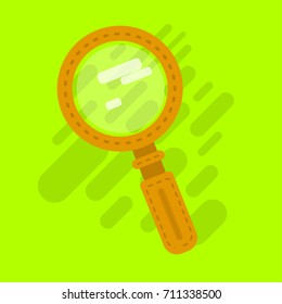 Search icon. One of set web icons vector