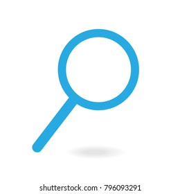 Search icon. One of set web icons. Lens icon vector, flat design best vector icon