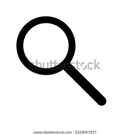 Search icon. One of set web icons, Search icon vector. flat icon magnifying glass symbol