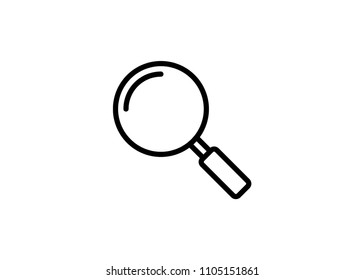 Search Icon Outline Vector