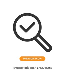search icon pack isolated on white background. for your web site design, logo, app, UI. Vector graphics illustration and editable stroke. EPS 10.