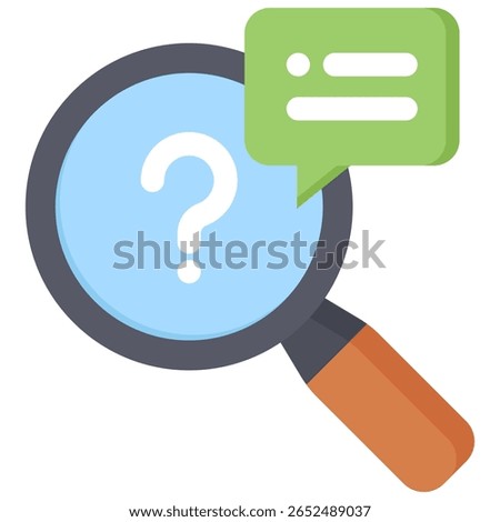 Search Icon. Search Problem icon symbol. Vector illustration