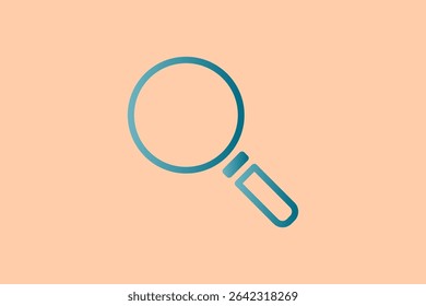 Ícone de pesquisa. ícone relacionado aos elementos da IU. adequado para o site, aplicativo, interfaces do usuário, elemento, imprimível etc. estilo de ícone de linha. design de vetor simples editável