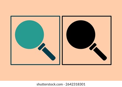 Search icon. icon related to UI elements. suitable for web site, app, user interfaces,element, printable etc. solid icon style. simple vector design editable