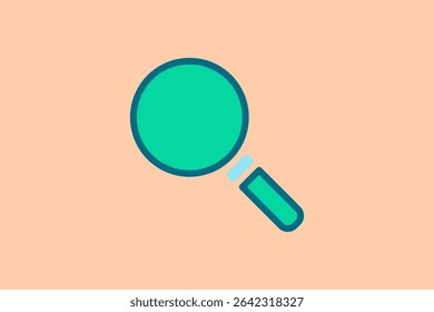Search icon. icon related to UI elements. suitable for web site, app, user interfaces,element, printable etc. flat line icon style. simple vector design editable
