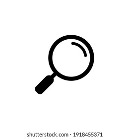 Search icon. Research icon vector. Magnifying glass icon symbol design