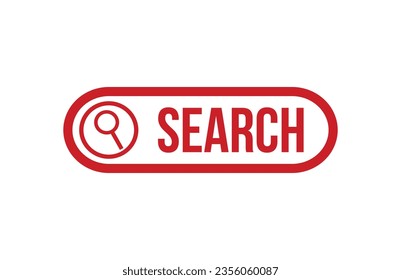 Search  icon. rubber grunge stamp seal vector