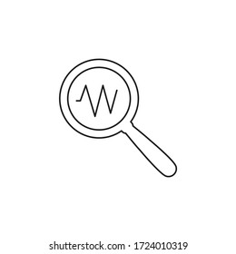 Search  icon Scale sign vector