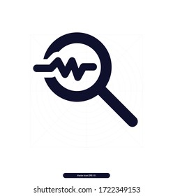 Search icon. Seo Monitoring icon, digital marketing, management, seo. Vector illustration.