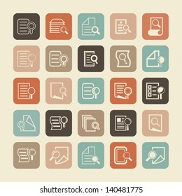 Search icon set