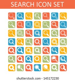 Search icon set
