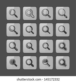 Search icon set