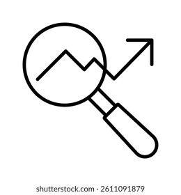 Search icon set. Containing magnifying glass, find, research, SEO and investigate icons. Solid icon collection. Vector illustration.