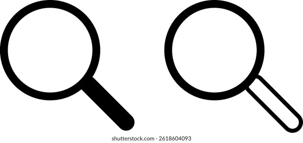 search icon set. Search Image icons. magnifying glass icon search image gallery. Image Searching Design
