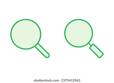 Search icon set. search magnifying glass icon