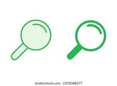 Search icon set. search magnifying glass icon