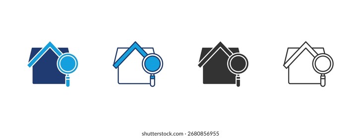 Search Icon Set Multiple Style Collection