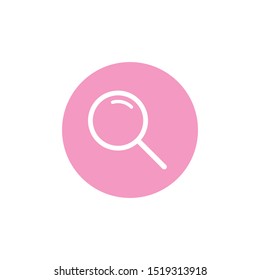 Search Icon Set For Telecomunication. Comunication Symbol Design