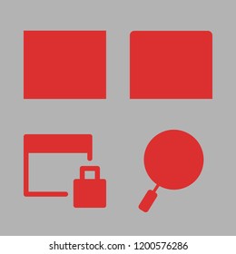 search icon set. vector set about browser and magnifying glass icons set.
