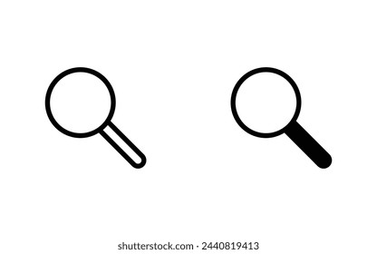 Search icon set vector illustration for web, ui, and mobile apps