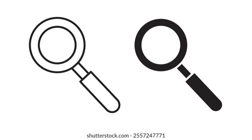 Search Icon set. vector illustration set