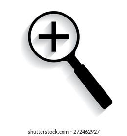 Search Icon  with shadow