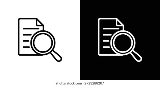 Search Icon Sheet Black And White