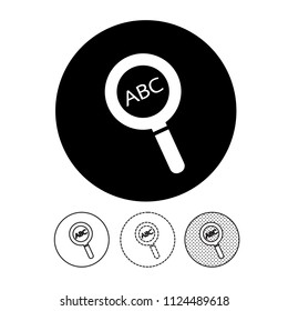 Search icon sign