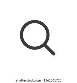 Search icon, sign, on white background. Vector illustration EPS 10 