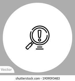 Search icon sign vector,Symbol, logo illustration for web and mobile