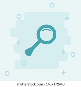 Search Icon. Simple icon, blue colored icon illustration.