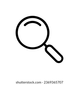 search icon simple design, illustration, logo in white background