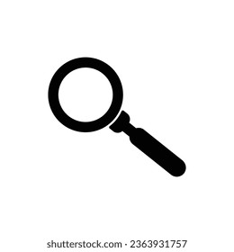 Search icon. Simple style search engine optimization company poster background symbol. search engine optimization brand logo design element. Magnifying glass t-shirt printing. Vector for sticker.