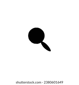 Search icon. Simple style search engine optimization company poster background symbol. Search engine optimization brand logo design element. Search t-shirt printing. Vector for sticker.