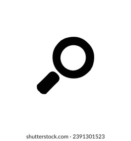 Search icon. Simple style search engine optimization company poster background symbol. Search engine optimization brand logo design element. Search t-shirt printing. Vector for sticker.