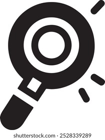 Suchsymbol , einfache trendige flache Linie und einfarbig Isolierte Vektorgrafik auf weißem Hintergrund. Für Apps, Logos, Websites und Symbole .