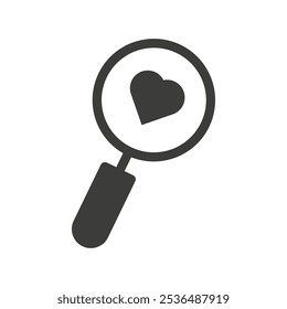 Search icon simple vector symbol
