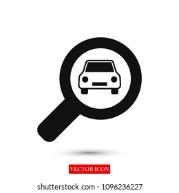 Search icon, stock vector illustration flat design style