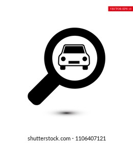 Search icon, stock vector illustration flat design style