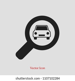 Search icon, stock vector illustration flat design style