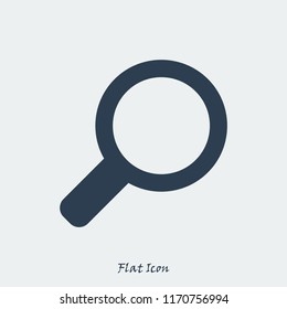 Search icon, stock vector illustration flat design style