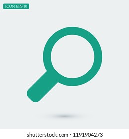 Search icon, stock vector illustration flat design style