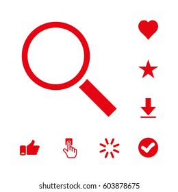search icon stock vector illustration