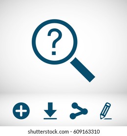 search icon stock vector illustration